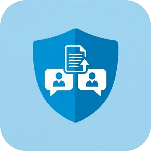 Ilustración conceptual de creación de artículos con debate de expertos y verificación de autoridad para optimización E-E-A-T.